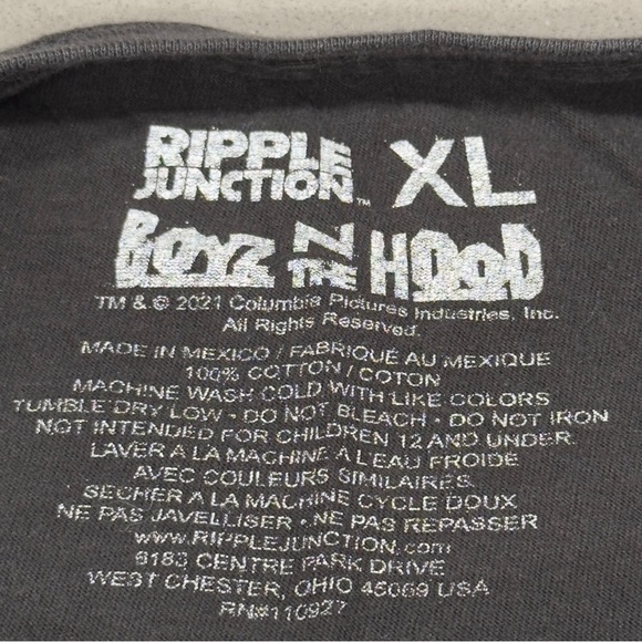 Boyz N The Hood T-Shirt Men Size XL Black Crewneck Movie Theme Graphic Cotton - Picture 4 of 7